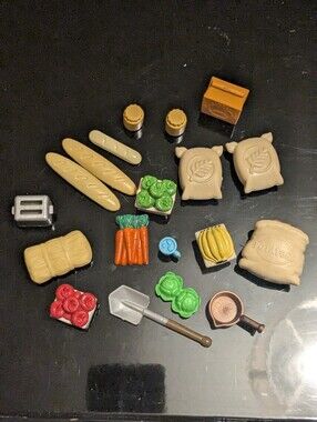 Playmobil Food Gardening Items LOT